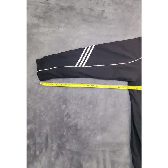 Adidas Nebraska Jacket Sz XL Men's Black Golf Windbreaker Full Zip C14-8 - Picture 5 of 10